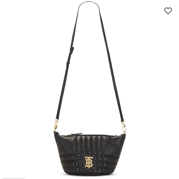 BURBERRY Lambskin Quilted Small Crescent - Picture 4 of 14